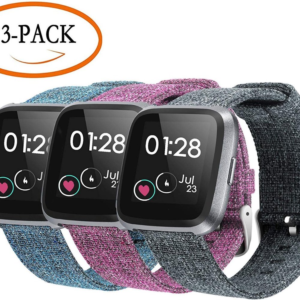 Pack of 3 Fitbit Blaze Replacement Woven Bands